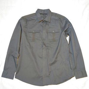 Sean John Men's Gray Long Sleeve Button Down Shirt XL Like New